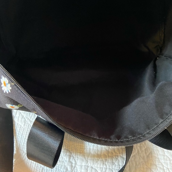 Floral Black Tote Bag - Picture 5 of 5